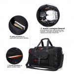 Travel Duffel Bag 21'' Large Unisex Weekender Bag TSA Friendly Carry-on Luggage Tote Overnight Bag