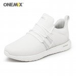  Onemix men's running shoes outdoor sport sneakers in black for lover walking shoes white women jogging sneakers size EU36-45