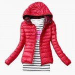 2018 New Brand Autumn Spring Women Basic Jacket Female Slim Zipper Hooded Cotton Coats Casual Black Winter Jackets