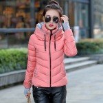 2018 new ladies fashion coat winter jacket women outerwear short wadded jacket female padded parka women's overcoat