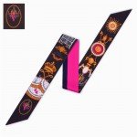 26 Letters Scarf New Design Print Women Silk Scarf 2018 Fashion Head Scarf Brand Small Tie Bag Ribbons Constellation Scarf