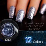 #60752 2017 New Venalisa supply nail art Venalisa 12ml 12 color supper diamond shining glitter sequin starry platinum paint gel 