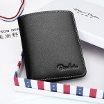 BISON DENIM Black Purse For Men Genuine Leather Men's Wallets Thin Male Wallet Card Holder Cowskin Soft Mini Purses N4429