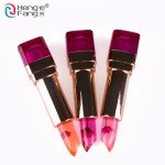 Black Chrysanthemum Lipstick 3 Fruit Flavors Temperature changed Lip Balm Moisturizer Lips 3.5g Makeup Brand HengFang #H9266