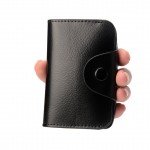 COHEART Genuine Leather Card Wallet for Men and Women Cowhide Business Card Holder Credit Card Purse Top Quality !