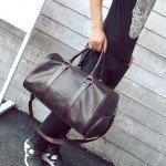 DORANMI Men's Leather Luggage Bag Large Capacity Brand Designed PU Leather Travel Luggage Handbags Travel Duffle Bags LXB013