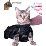 Downtown Pet Supply Cat Grooming Bag - Cat Restraint Bag, Cat Grooming Accessory + FREE Cat Muzzle