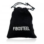 FIBO STEEL Stainless Steel Mens Womens Stud Earrings Black Round Cubic Zirconia Inlaid, 6 Pairs 3mm-8mm
