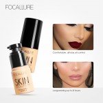 FOCALLURE Face Makeup Base Face Liquid Foundation BB Cream Concealer Foundation Primer Easy to Wear Soft Carrying