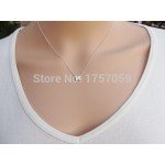 Fashion Silver Initial Charms Necklace Pendant Metal Letters For Jewelry Personalized Cut Letters Single M Necklaces Gold Chain