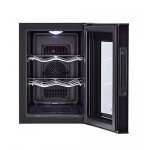 Haier 18-Bottle Dual Zone Curved Door with Smoked Glass Wine Cellar