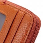 Hot Sale Genuine Leather Unisex Card Holder Wallets High Quality Female Credit Card Holders Women Pillow Card holder Purse