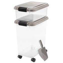 IRIS 3-Piece Airtight Pet Food Container Combo