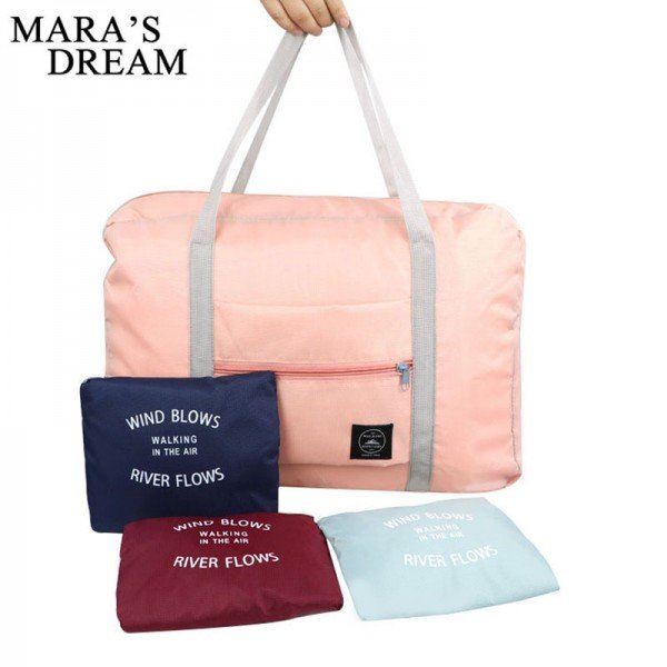 Mara's Dream 2018 High Quality Folding Travel Bag Nylon Travel Bags Hand Luggage For Men And Women New Fashion Duffle Bag Travel