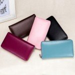 Miyahouse Unisex Card Holders Wallet Split Leather Male Business RFID Cards Wallet High Capacity Female Credit Holders Purses