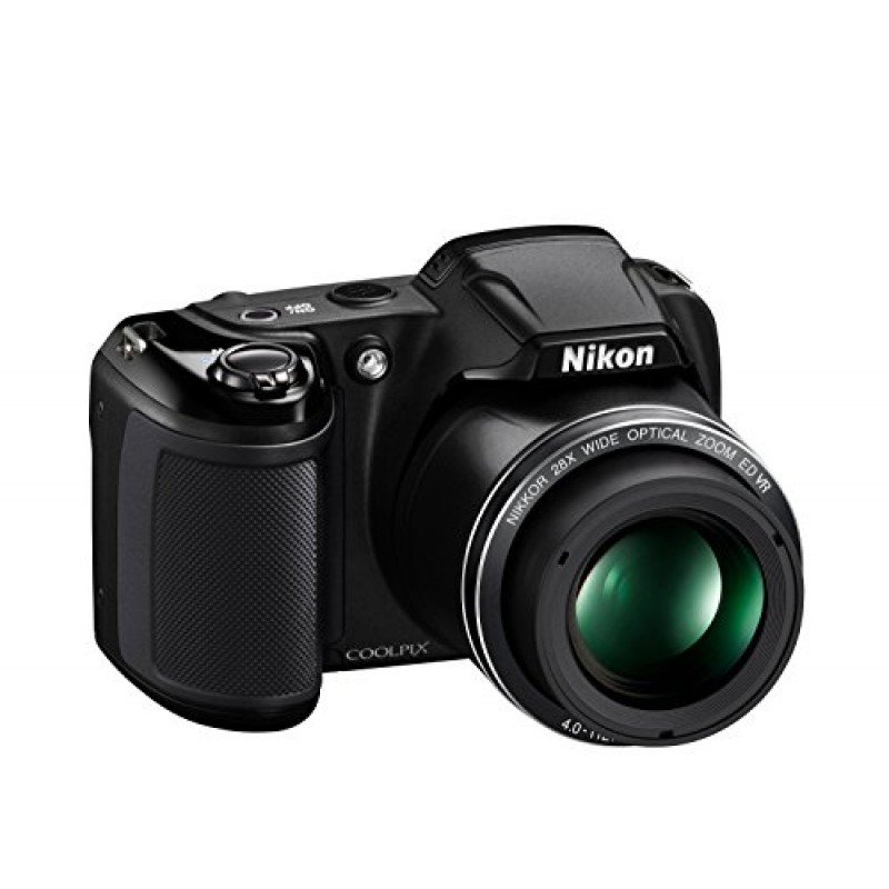 zeemijl Communistisch doorgaan met Nikon Coolpix L340 20.2 MP Digital Camera with 28x Optical Zoom and  3.0-Inch LCD (Black)