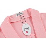 POGT Women 3/4 Sleeve Blazer Open Front Cardigan Jacket Work Office Blazer