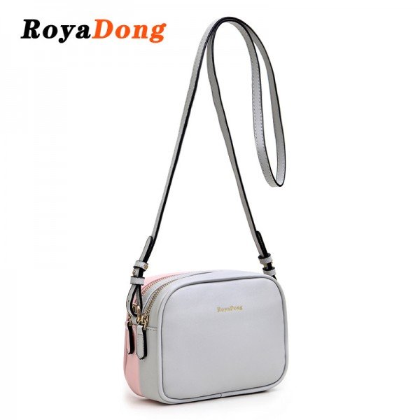 RoyaDong Brand 2018 New Pu Leather Flap Women Messenger Bags Double-Side Color Shoulder Bag Female Crossbody Bags Lady Handbags