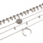 Rscvonm Women Necklace tassel Statement Necklaces Pendants Vintage Jewelry Multi Layers Long Necklace Tassel pendant Necklace