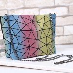 Starry Sky New Fashion Bag Women chain Lightnig Luminous Geometry Women Shoulder Bags Plain Folding Messenger Bag bolso