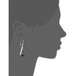 Sterling Silver Pressed Flower Teardrop Earrings