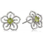 Sterling Silver Sky Flower Stud Earrings