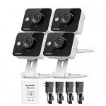 Zmodo Wireless Security Camera System (2 pack) Smart HD Outdoor WiFi IP Cameras with Night Vision