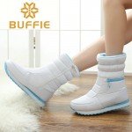 white winter boots women fashion snow boots new style 2017 women's shoes Brand shoes high quality fast free shipping girlw boots